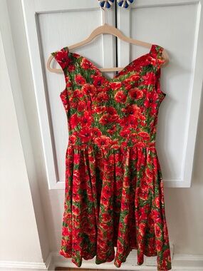Bernie Dexter Red  Poppies Dress